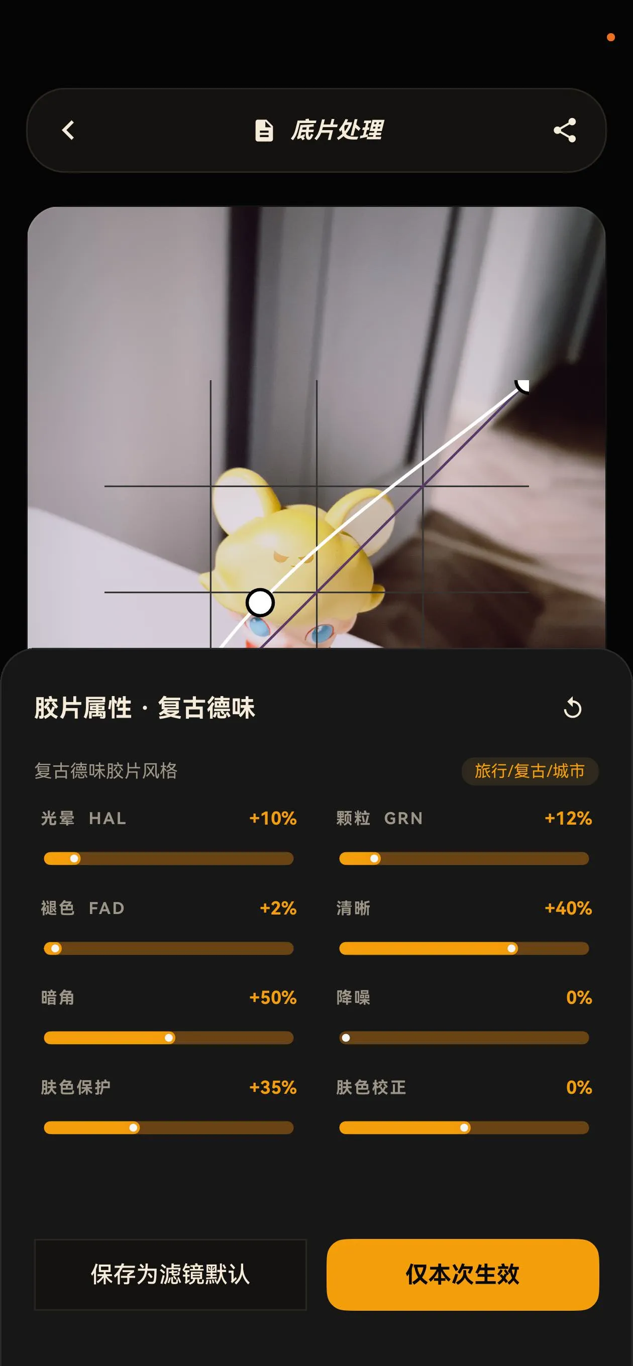 胶片参数